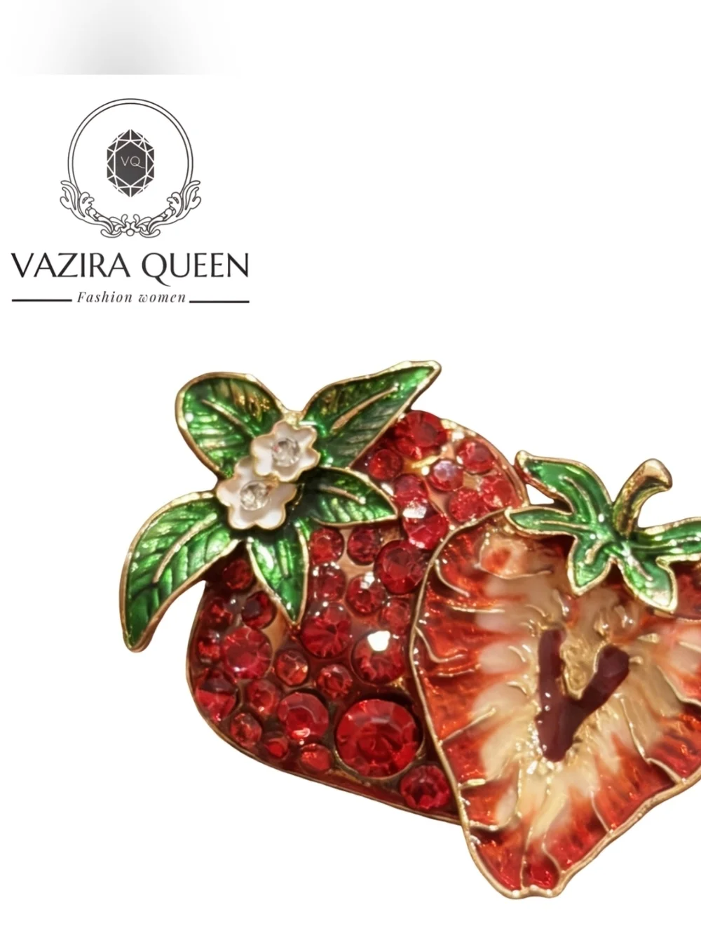 VQ Strawberry Brooch